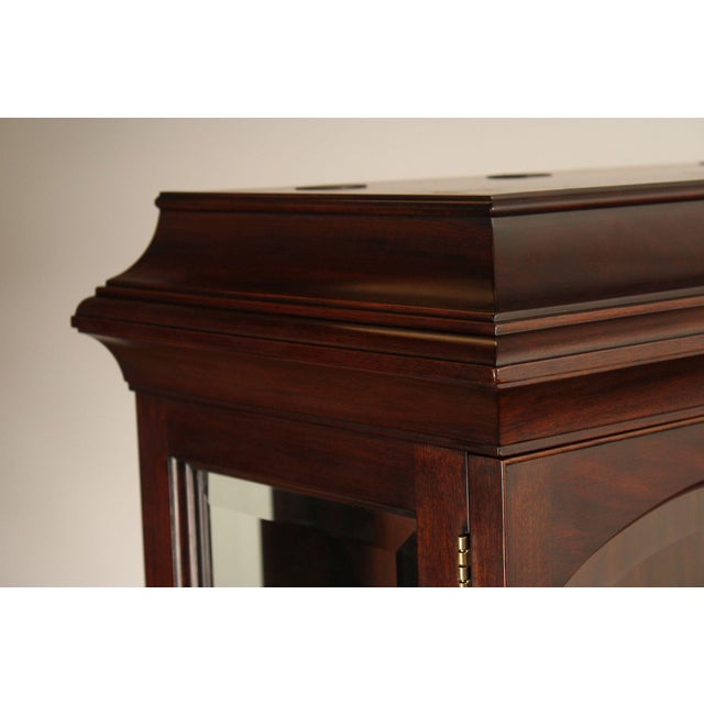 Henkel Harris Regency Style Mahogany Breakfront China Cabinet For Sale - Image 18 of 18