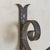 1940s French Wrought Iron + Textured Glass Lantern Wall Sconce For Sale - Image 4 of 8