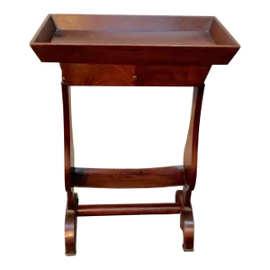 Early 20th Century French Walnut One Drawer Side Table