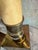 Chapman Manufacturing Company 1970's Vintage Hollywood Regency Faux Tusk Sculpture on Brass Base, Chapman Style For Sale - Image 4 of 6