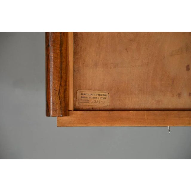 Art Deco Walnut Countertop Bar Cabinet from Albicocchi & Frediani, Italy, 1920s For Sale - Image 12 of 13