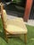 French Embroidered Bamboo Chair For Sale - Image 3 of 5