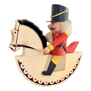 German Nutcracker with Rocking Horse, 1970s For Sale