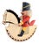 German Nutcracker with Rocking Horse, 1970s For Sale