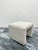 White Mid-Century Modern Upholstered Waterfall Stools or Benches, 1970s - a Pair For Sale - Image 8 of 13
