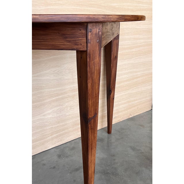 Pair of Spanish Demilune High Console Table For Sale - Image 14 of 18