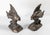 We are selling this charming pair of cast iron and bronzed bookends. These bookends have attractive design of angel fish...