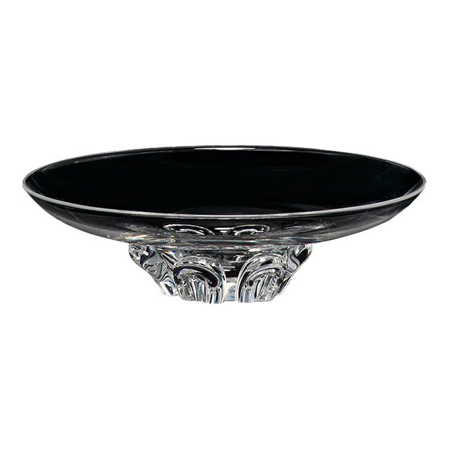 Vintage Signed Steuben Crystal Centerpiece Bowl For Sale