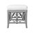 Wood Lillian Bench - Light Gray For Sale - Image 7 of 8