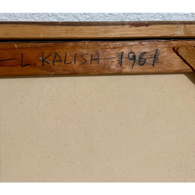 Lionel Kalish, Surrealist Oil Painting Circus Horse Scene Lionel Kalish Fantasy Scene New York, 1961 For Sale - Image 15 of 15