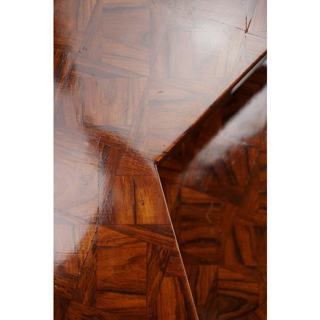 Brown Art Deco Side Table, 1930s For Sale - Image 8 of 14