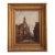 1930s Flemish Cathedral Oil Painting on Canvas in Giltwood Frame For Sale