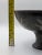 Late 20th Century Handcrafted Studio Pottery Blue Gray Glaze Speckled Pedestal Bowl Signed For Sale - Image 4 of 12
