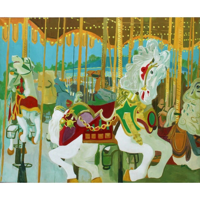 Russ Elliott "Carousel," Painting For Sale