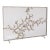 Aged Silver Butterfly Fire Screen Fireplace Screen For Sale