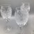 Hollywood Regency Star Pattern Crystal Wine Glasses Antique Deep Cut -Set of 6 For Sale - Image 3 of 13