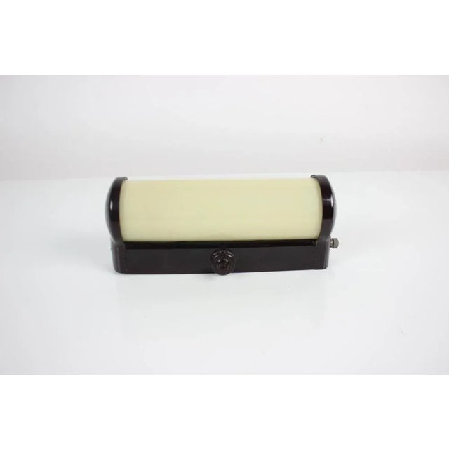 Made in Czechoslovakia. Made of bakelite,glass Re-polished. Good original condition. 1x60W,E27 or E26 bulb. Fully...