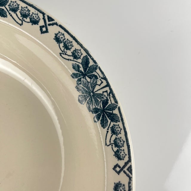 Low Salad Bowl by Longwy, 1890s For Sale - Image 5 of 11