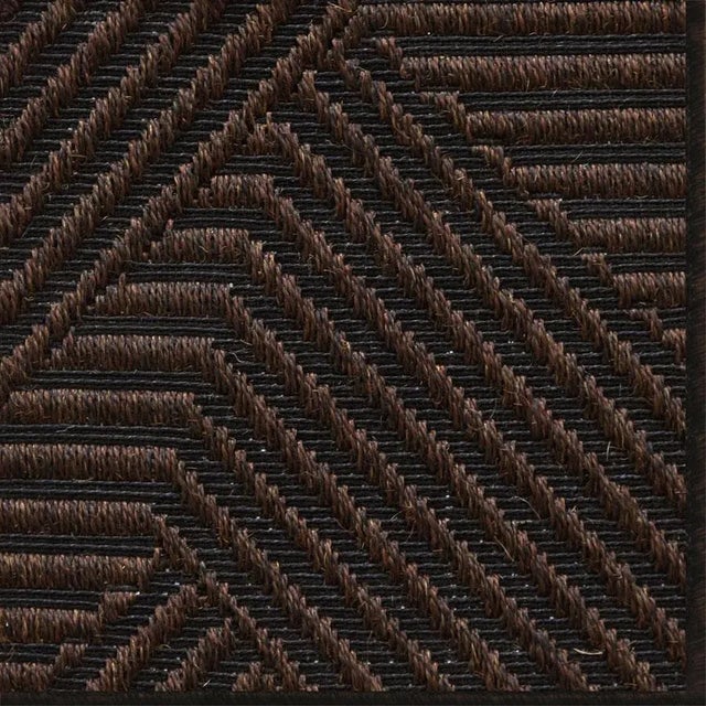 Casa Cosima Natural Rugs Jazz Dark Chocolate 100% Sisal Rug 12' x 15' For Sale - Image 4 of 4