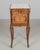 French Provincial French Louis XV Style Nightstand, Walnut With Marble Top, Circa 1900s For Sale - Image 3 of 9