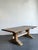 Vintage Rustic Trestle Table For Sale - Image 4 of 14