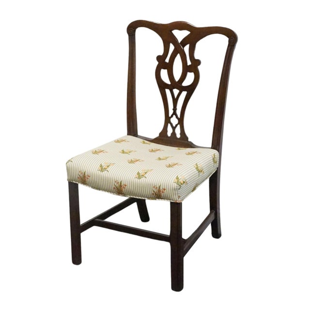 HIGH END Solid Mahogany Traditional Chippendale Style Dining Side Chair Cannot identify manufacturer, but comparable in...