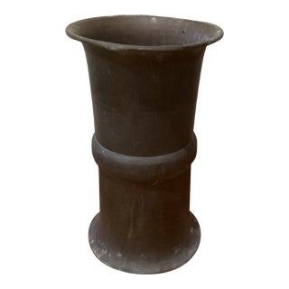 Antique Copper Umbrella Cane Stand Holder by S.W.Farber New York Late 19th Century For Sale