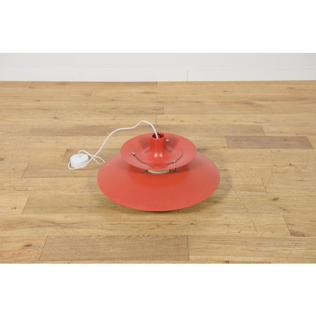 Red Mid-Century Modern PH5 Pendant Lamp by Poul Henningsen for Louis Poulsen, Denmark, 1960s For Sale - Image 8 of 17