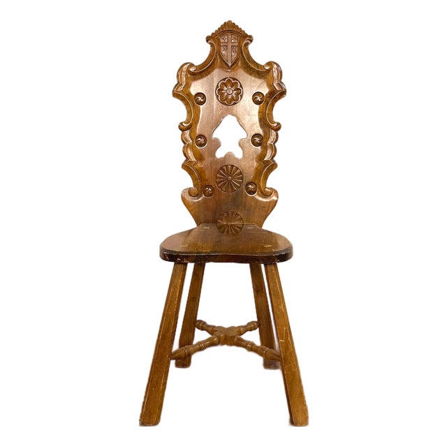 Late 19th Century Beechwood Fireplace Chair For Sale