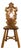 Late 19th Century Beechwood Fireplace Chair For Sale