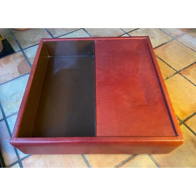 Animal Skin Leather and Glass Coffee Table from de Sede For Sale - Image 7 of 13