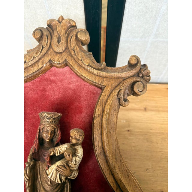 Marcel Vandemeulebroucke, Mural of the Virgin and Child, 1900, Plaster For Sale - Image 16 of 18