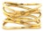 Late 20th Century Elsa Peretti for Tiffany & Co., 18k Yellow Gold Wave Ring, Size 7.5 For Sale