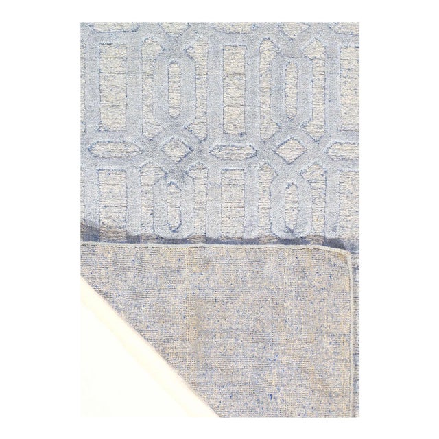 Modern Hand Knotted Modern Rug 2'11'' X 5' For Sale - Image 3 of 4