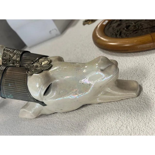 Art Deco Capricorn Wall Lamp, 1930s For Sale - Image 3 of 8