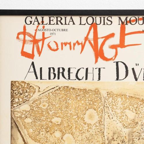 Limited Edition Framed Homage to Albrecht Dürer Poster after Salvador Dalí, 1970s For Sale - Image 11 of 13