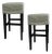Pair of Custom Slipcovered Counter Stools For Sale