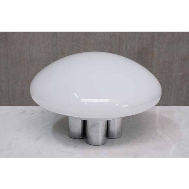 Metal Magnolia Table Lamp by Sergio Mazza & Giuliana Gramigna for Quattrifolio, 1973 For Sale - Image 7 of 12