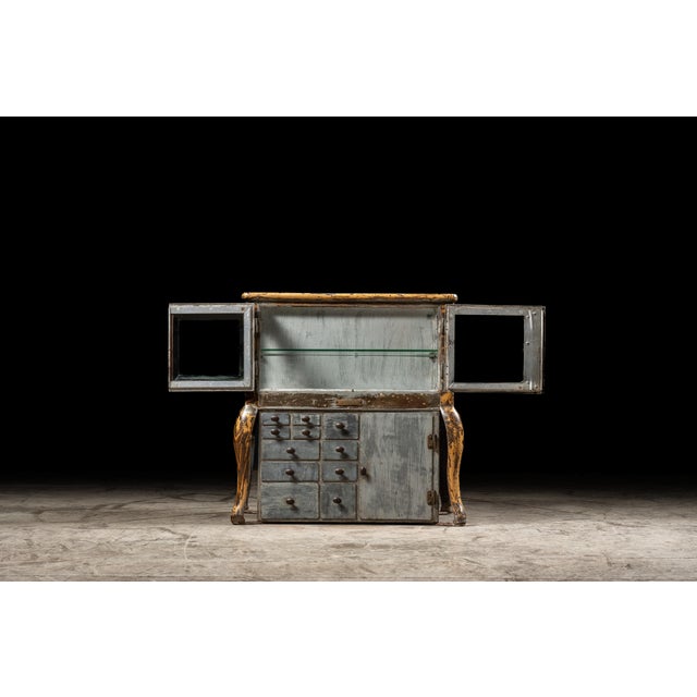 Metal Early 20th Century Medical Display Case by Clark & Roberts For Sale - Image 7 of 18