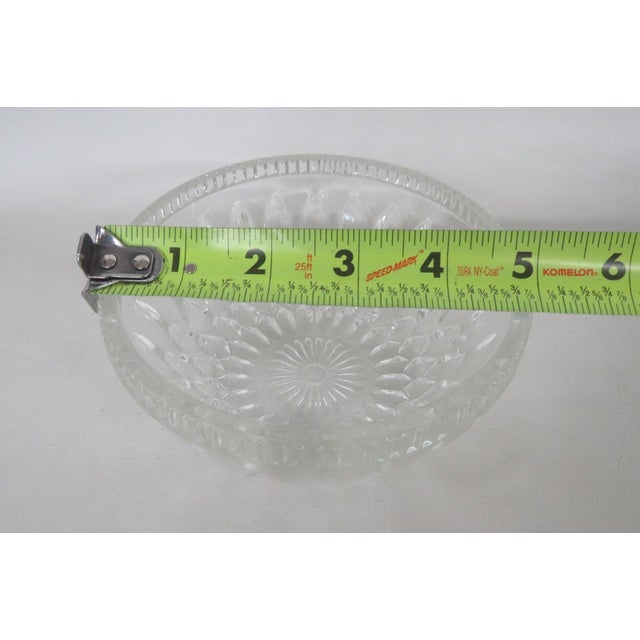 Indiana Glass Mount Vernon Candy Box Bowl With Lid Cab Clear Pressed Glass 5171b For Sale - Image 9 of 10