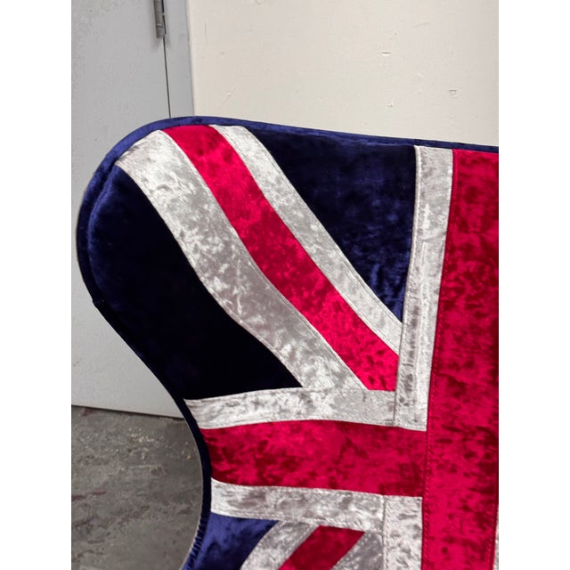 Blue Acme Furniture Brancaster British Flag Egg Chairs, Pair For Sale - Image 8 of 12