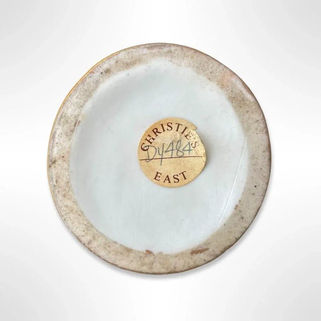 19th Century German Sitzendorf Porcelain Figurines, Stamped Originals - Set of 3 For Sale In San Diego - Image 6 of 10