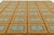 Swedish-Style Geometric Flatweave Wool Rug in Rust and Sky Blue For Sale - Image 10 of 10