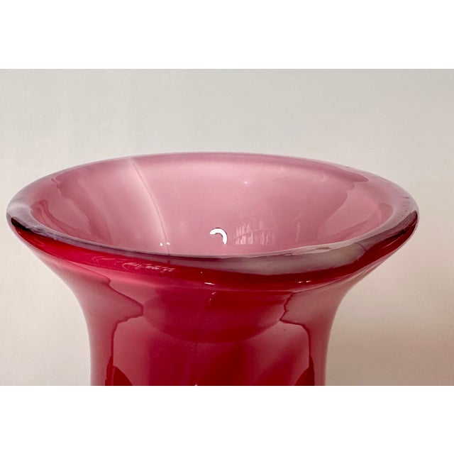 Lead Crystal Glass Art Vase from Schott Zwiesel, West Germany, 1960s For Sale - Image 14 of 18