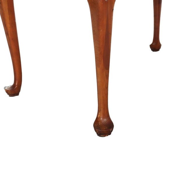 Antique Kindel Queen Anne Style Cherry 11 Drawer Chest With Carved Shell C1930 For Sale - Image 14 of 18