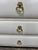 Wood Vintage Red Lion Dorothy Draper Styler 3 Drawer Chests - A Pair For Sale - Image 7 of 12