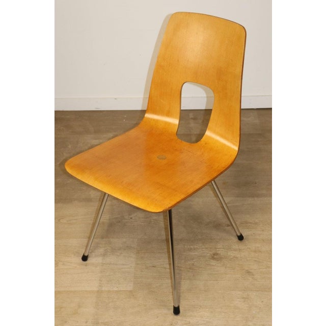 One Point Model Chair by Hans Bellman in Beech, 1950s For Sale - Image 14 of 18
