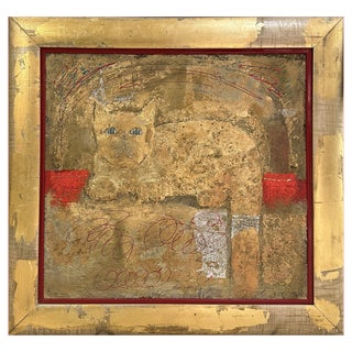 Dina Dubina, Cat at Rest, 2012, Mixed Media, Framed For Sale