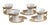 Metal Late 20th Century Elegant Set of Four Demitasse Greek Key Cups & Saucers Japanese Imperial Porcelain Gilded - 8 pcs For Sale - Image 7 of 7
