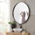 2020s Kenneth Ludwig Chicago Steele Black Round Mirror For Sale - Image 5 of 7